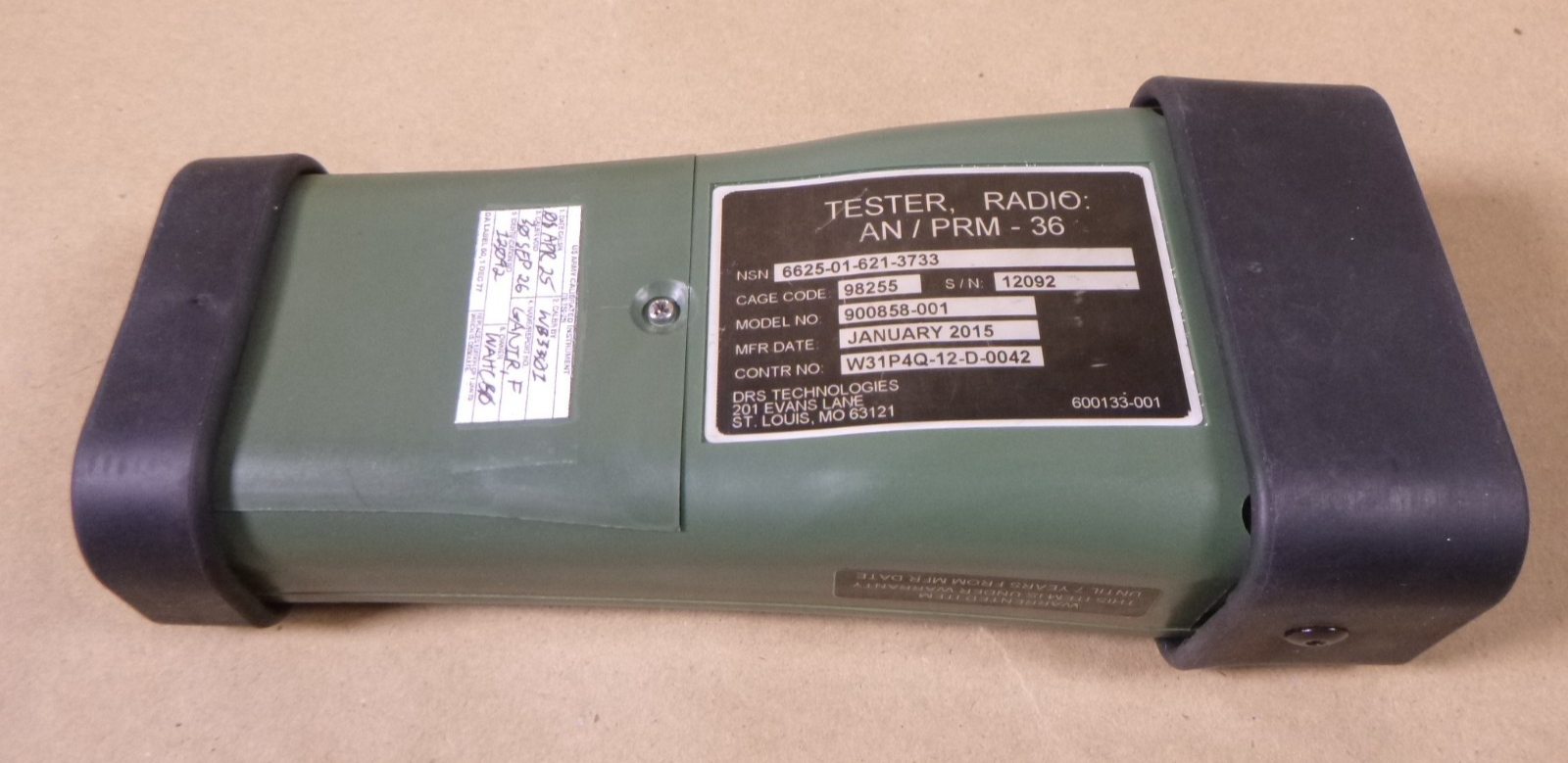 DRS AN/PRM-36 Radio Test Set 900858-001 900859-001 , 6625-01-581-8105