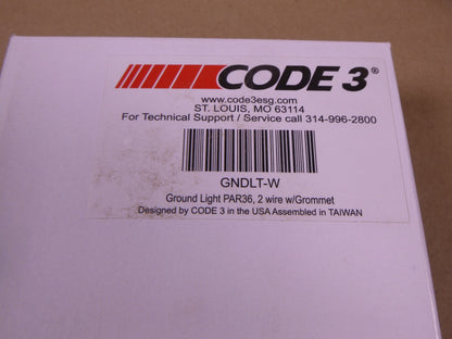 Code 3 ESG 36PAR LED Ground Light 12VDC 2 Wire With Hardware , GNDLT-W , 5.4" | Electrical MRO Replacement Parts &amp; Components and Commercial Electrical Supplies Company