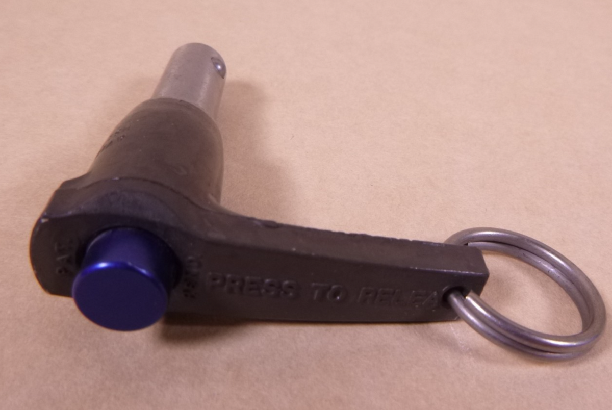 1/2" Shank x 1" Grip Length L Hdl Stainless Steel Quick Release Pin Avibank USA