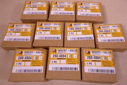 (Lot Of 10) OEM CAT Caterpillar 288-4884 Insert Valve Seat C-18 C-15 C-16 3406E
