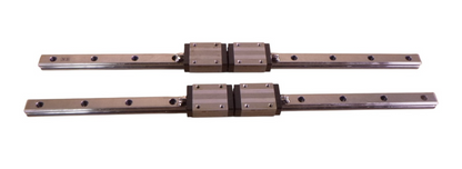 (2 PCS.) NB SGL20TF Linear Slide Guide Block With Rail , 23" Long | Industrial MRO Replacement Parts, Manufacturing Machine Parts &amp; Components, Heavy Equipment Parts Supplier