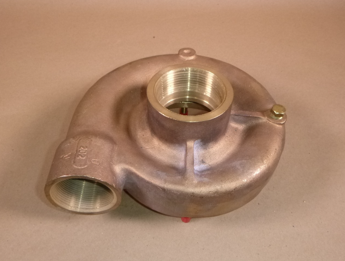 22936 MP Pumps Series 200 Bronze Pump Housing 2-1/2" FNPT x 2" FNPT