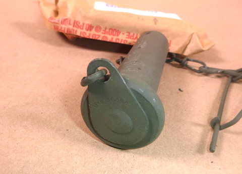 M939 Military Trucks 1" x 3-1/2" Tow Arm Shackle Pin 12375352, 5315-00-741-2924 | Genuine M35 Military Truck Parts and M939 Cargo Truck Surplus Parts