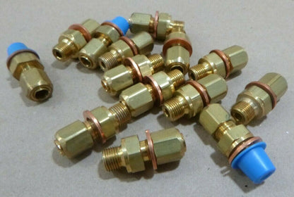 (14 PACK) PARKER 6mm OD x 1/8-28 BSPP BRASS COMPRESSION TUBE MALE CONNECTOR | Industrial Replacement Nuts &amp; Bolts Distributor and Machinery Screws &amp; Fasteners Supply