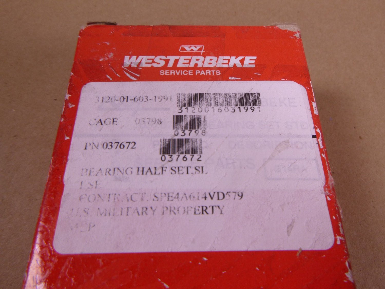 Westerbeke 037672 Main Bearing Set STD 4-Cylinder 44A/B 12.5 BTDB- 15.0 BTDC | Replacement Truck Parts, Trailer Accessories, Automobile Supplies, Car Parts &amp; Accessories