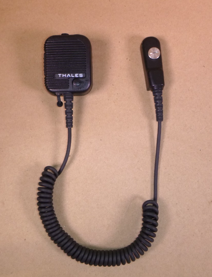USED USGI Thales Racal 25 Model 1600469-9 Palm Speaker Microphone 7-Pin W/ Thumbscrew | Electrical MRO Replacement Parts &amp; Components and Commercial Electrical Supplies Company