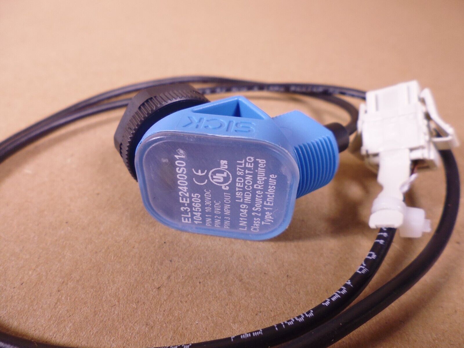 SICK EL3-E2400S01 Photoelectric Switch Sensor 1045605 DO 25IN Wago 734-103 | Electrical MRO Replacement Parts &amp; Components and Commercial Electrical Supplies Company