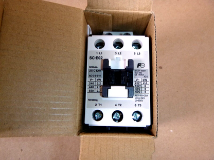 FUJI ELECTRIC SC-E2 220VAC IEC Contactor, 40A, 220-240 VAC Coil Voltage | Electrical MRO Replacement Parts &amp; Components and Commercial Electrical Supplies Company