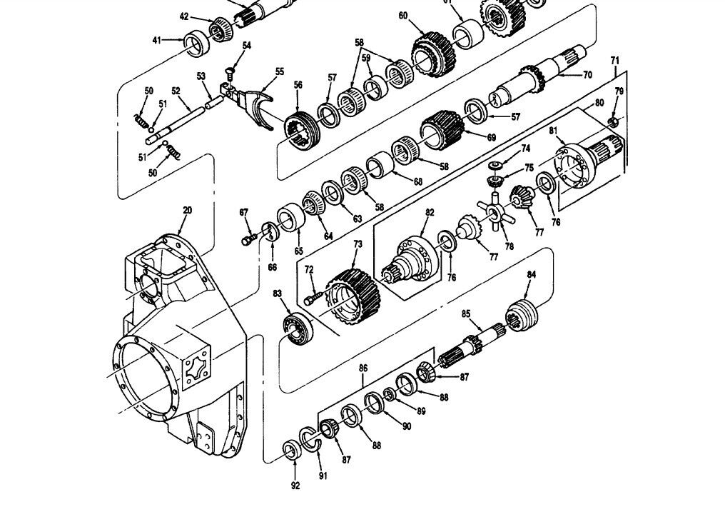 M939 SERIES FRONT AXLE DIFFERENTIAL BEVEL GEAR 2233W101 , 3020-00-611-9536 | Genuine M35 Military Truck Parts and M939 Cargo Truck Surplus Parts