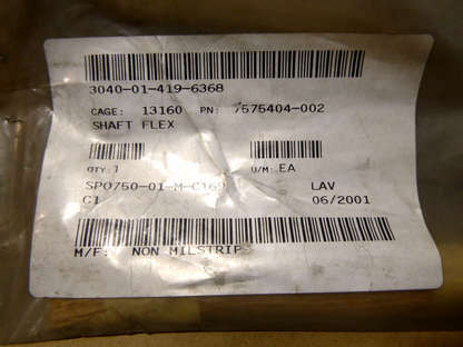 USGI Military LAV Flexible Drive Shaft 7575404-002, 3040-01-419-6368 | Industrial MRO Replacement Parts, Manufacturing Machine Parts &amp; Components, Heavy Equipment Parts Supplier