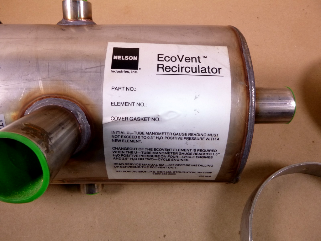 EcoVent Recirculator 93196D For Closed Crankcase Ventilation System 74824F91 | Replacement Truck Parts, Trailer Accessories, Automobile Supplies, Car Parts & Accessories