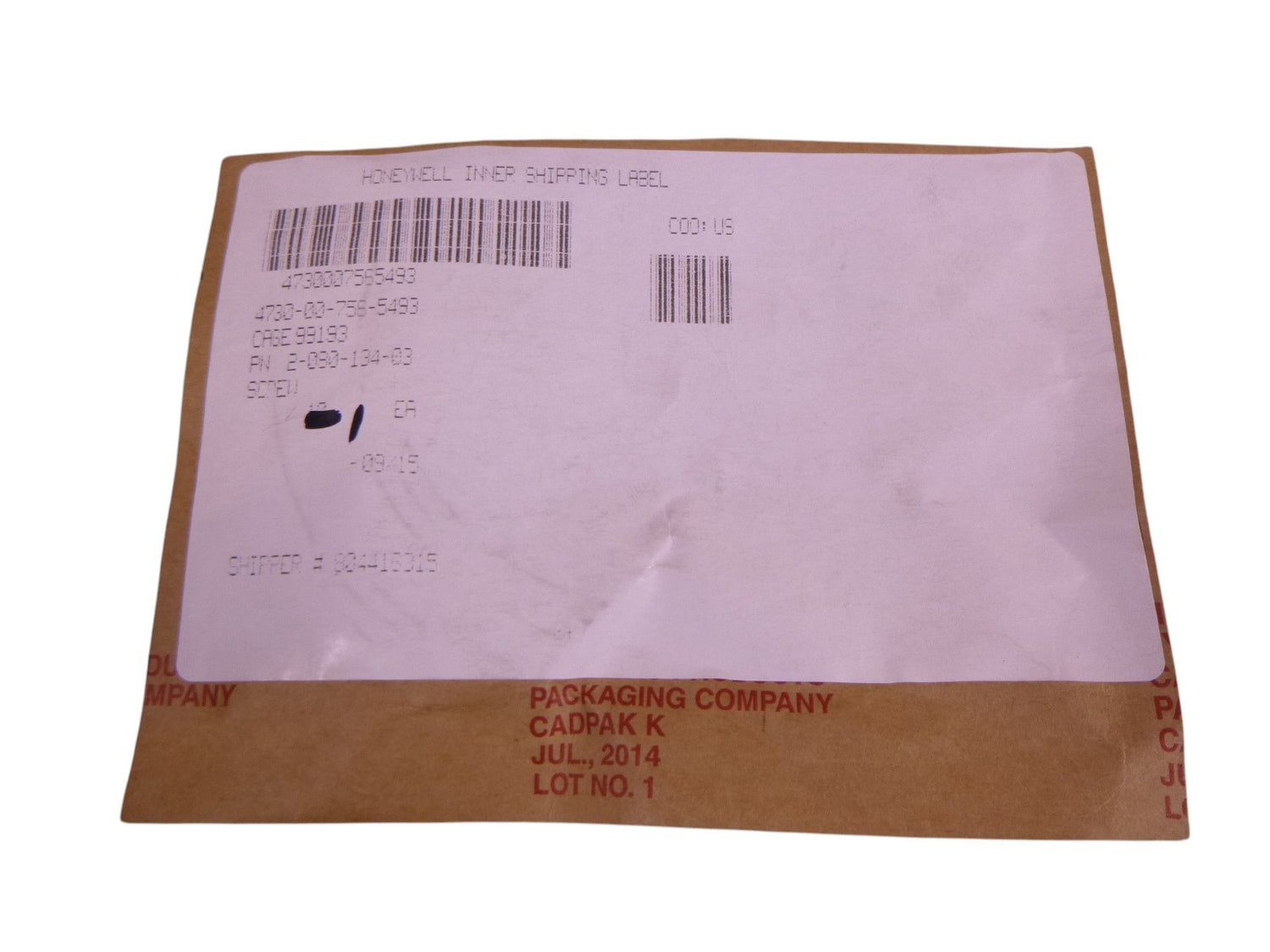 Honeywell 2-080-134-03 Pump Plug , 4730-00-756-5493 | Industrial Replacement Nuts &amp; Bolts Distributor and Machinery Screws &amp; Fasteners Supply