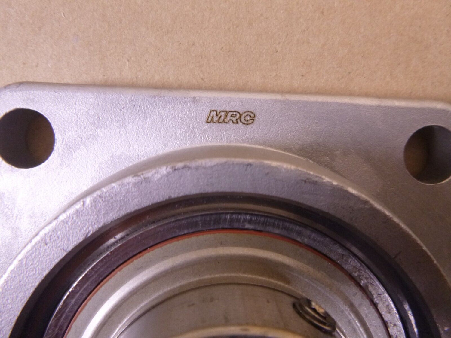 MRC S2F108SS Cast Stainless Steel Washdown Four-Bolt Flange Bearing 1-1/2" Bore | Industrial MRO Replacement Parts, Manufacturing Machine Parts &amp; Components, Heavy Equipment Parts Supplier