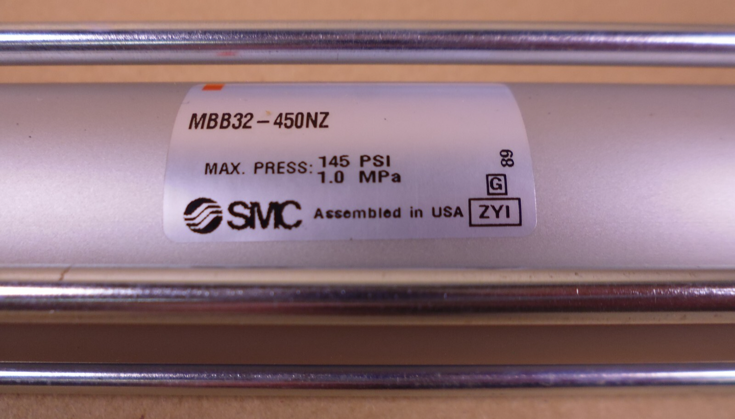 SMC MBB32-450NZ MB Series Single Rod Double-Acting Air Pneumatic Cylinder | Industrial MRO Replacement Parts, Manufacturing Machine Parts &amp; Components, Heavy Equipment Parts Supplier