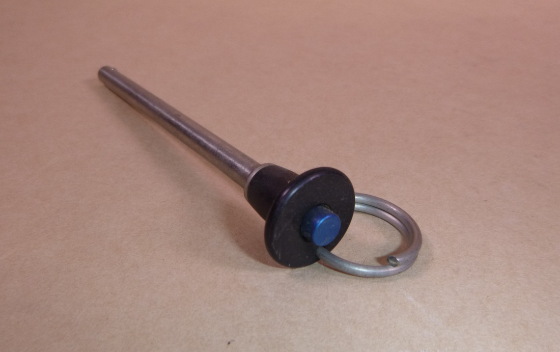 1/4" Shank x 3-1/2" Grip Length 17-4 Stainless Ball Lock Quick Release Pin USA | Industrial Replacement Nuts &amp; Bolts Distributor and Machinery Screws &amp; Fasteners Supply