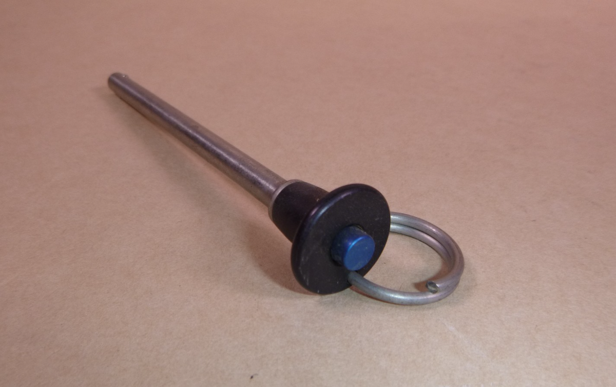 1/4" Shank x 3-1/2" Grip Length 17-4 Stainless Ball Lock Quick Release Pin USA | Industrial Replacement Nuts &amp; Bolts Distributor and Machinery Screws &amp; Fasteners Supply