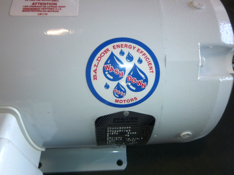 IDWNM3707T Baldor Washdown Inverter Duty Motor 5 Hp 213TC 6000 Rpm Max TENV | Industrial Electric Motors, Pumps & Parts