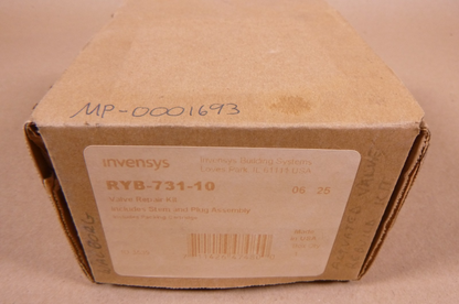 Invensys RYB-731-10 Valve Repair Kit 1-1/2" VB-7312, VB-7313, VB-7314, VB-7315 | Industrial MRO Replacement Parts, Manufacturing Machine Parts &amp; Components, Heavy Equipment Parts Supplier