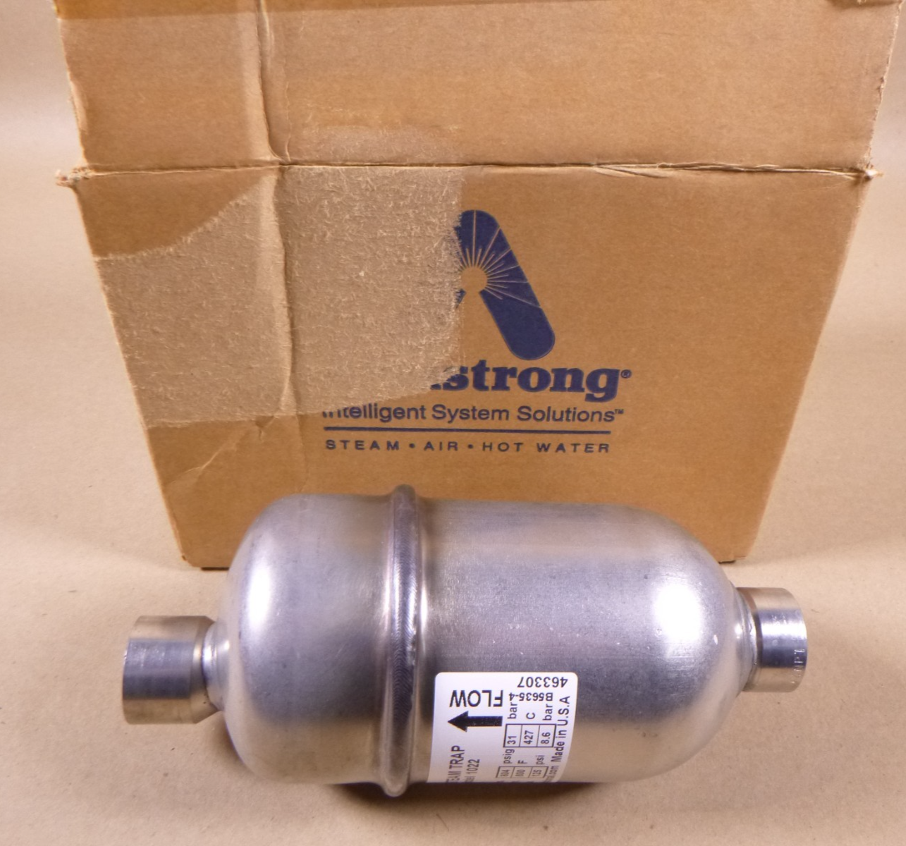 C5315-1 Armstrong Steam Trap Model 1022 Stainless 604PSI/125PSI 3/4" NPT | Industrial MRO Replacement Parts, Manufacturing Machine Parts &amp; Components, Heavy Equipment Parts Supplier