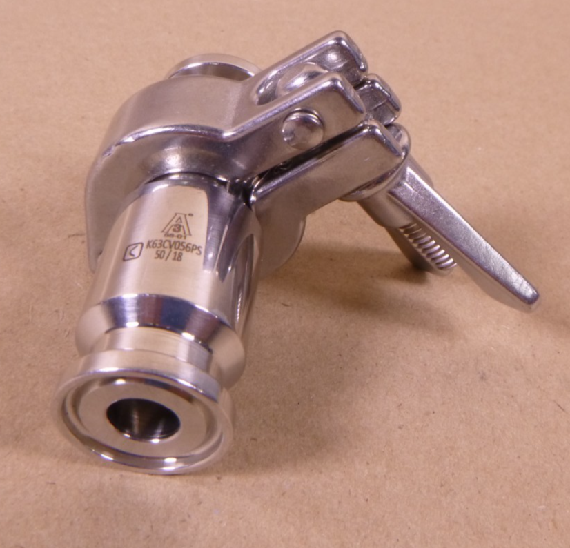 A3 K63CV056PS Sanitary Fitting Tri-Clamp Check Valve SS 1/2" | Industrial MRO Replacement Parts, Manufacturing Machine Parts &amp; Components, Heavy Equipment Parts Supplier
