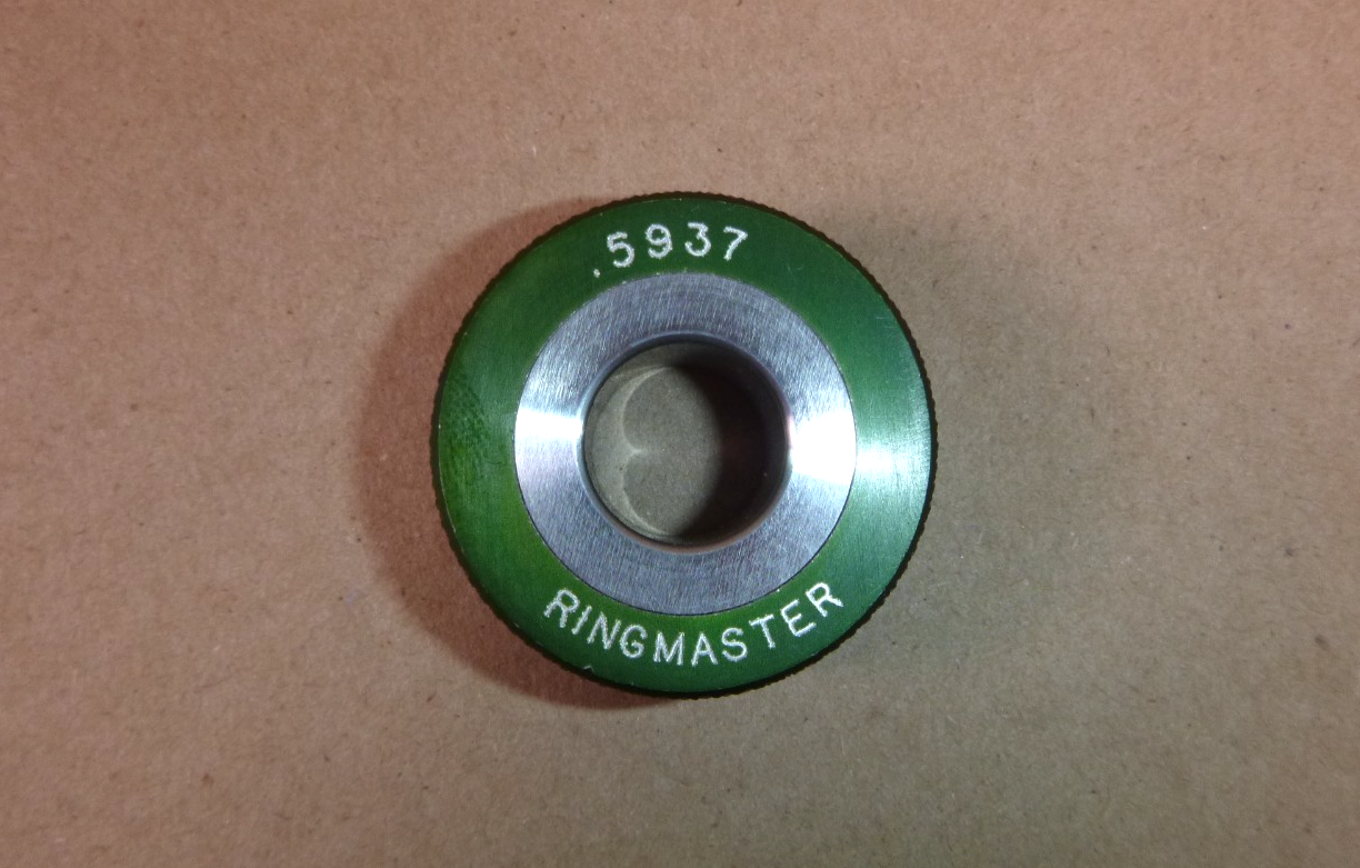 Ringmaster Master Setting Calibration Ring .5937 Micrometers / Bore Gauges | Industrial MRO Tools and Replacement Industrial Equipment Components