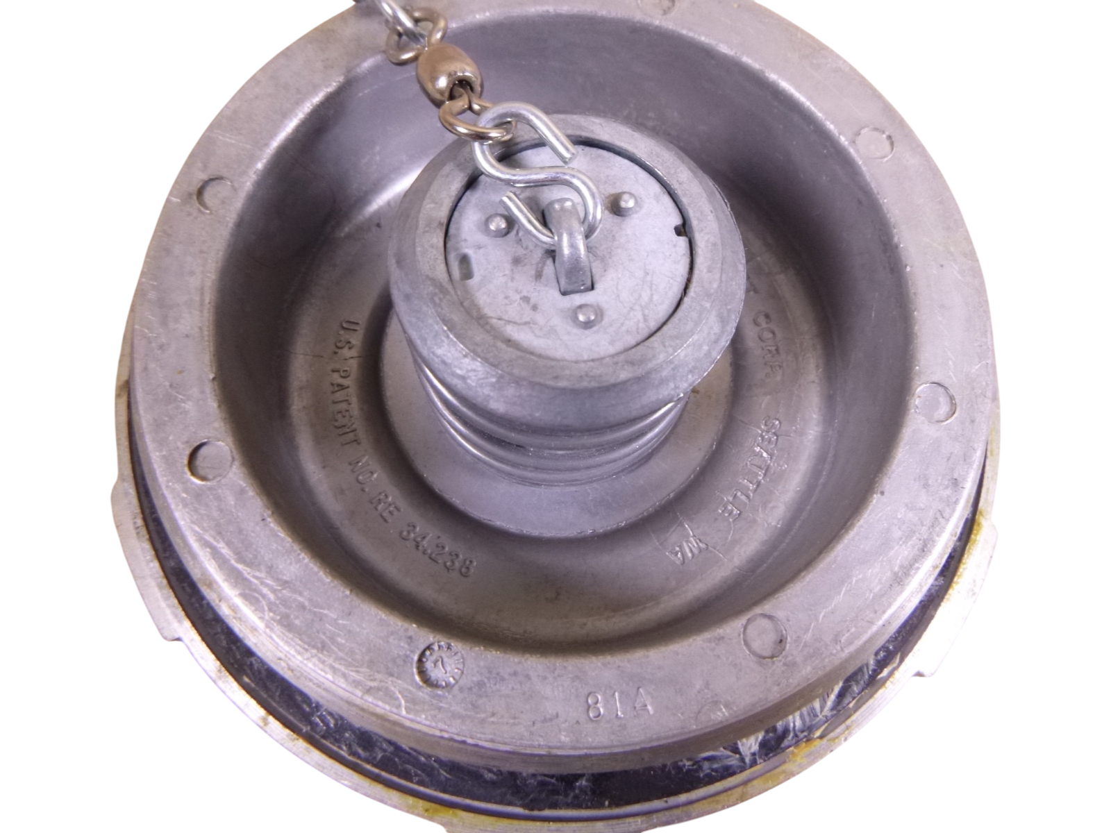 4" Male Diesel Fuel Tank Filler Cap 89452-8 8732 M915A1 , 2590-01-077-6457 *UNKNOWN THREAD SPECS* | Replacement Truck Parts, Trailer Accessories, Automobile Supplies, Car Parts &amp; Accessories