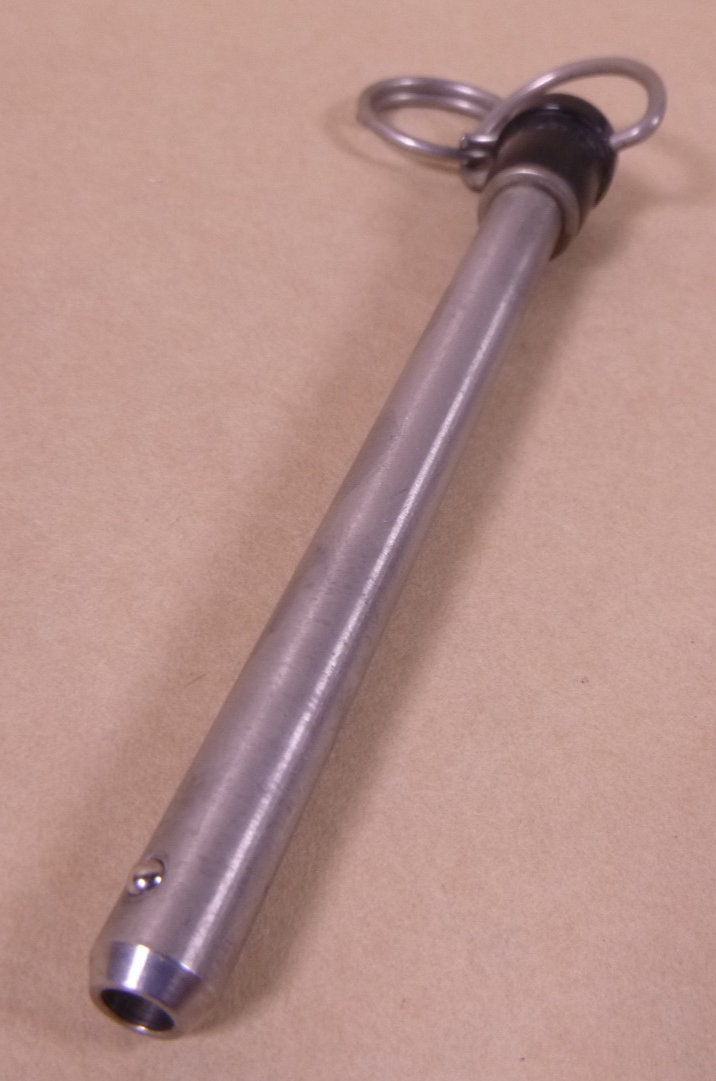3/8" Shank x 4" Grip Length 17-4 Stainless Steel Ball Lock Quick Release Pin USA