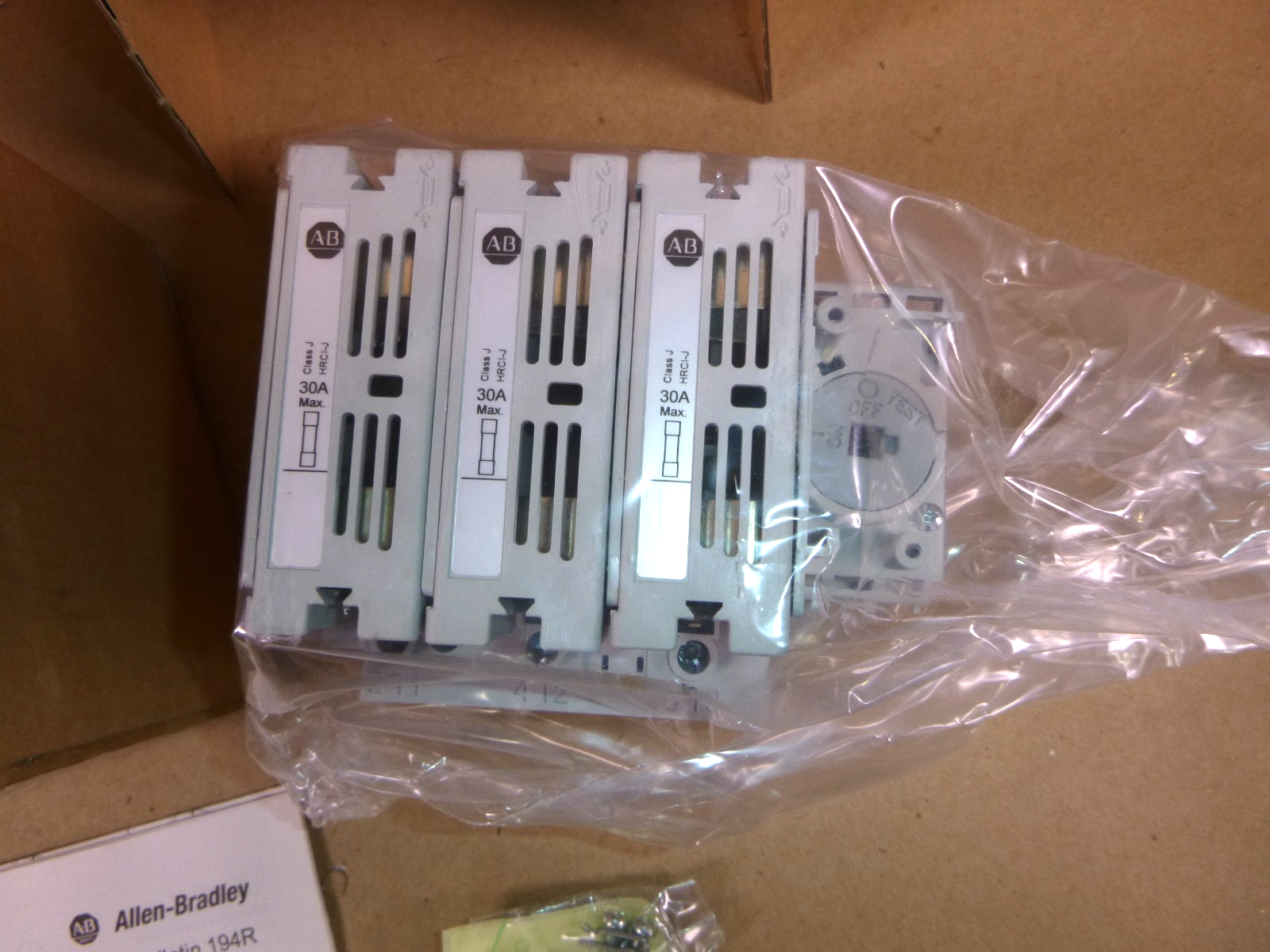 194R-J30-1753 Allen Bradley NEW In Box 30A Disconnect Switch 194RJ301753 
