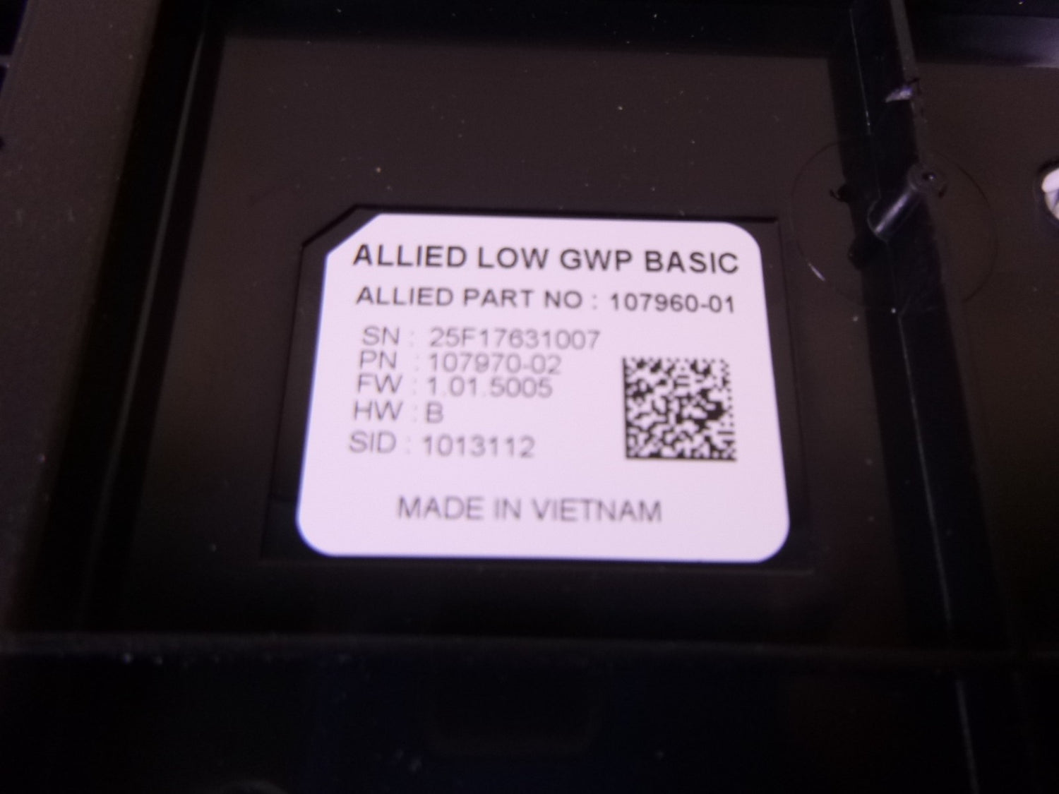 Allied 107960-01 LOW GWP BASIC RDS 27A05 Field Kit HVAC 107970-02 | Electrical MRO Replacement Parts &amp; Components and Commercial Electrical Supplies Company