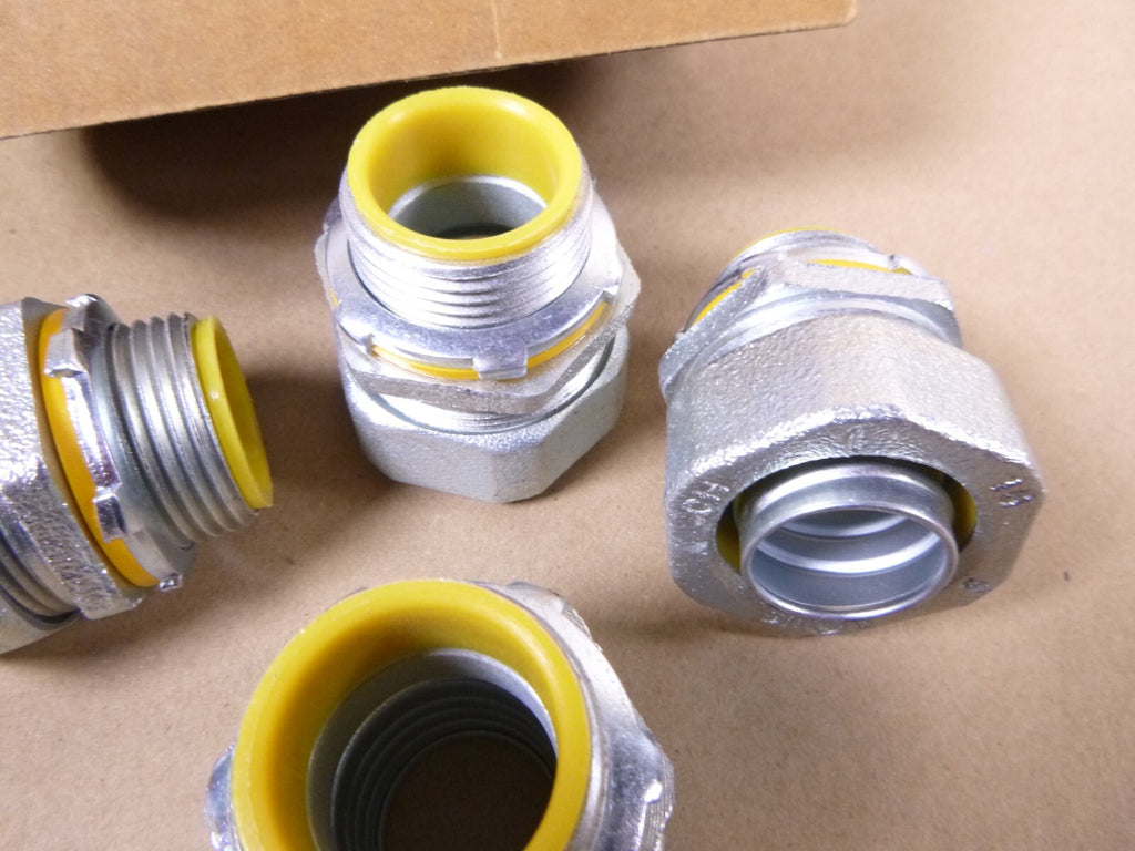 4x Eaton LTB100 1" Insulated Straight Liquidtight Conduit Connector MI | Industrial Replacement Nuts & Bolts Distributor and Machinery Screws & Fasteners Supply