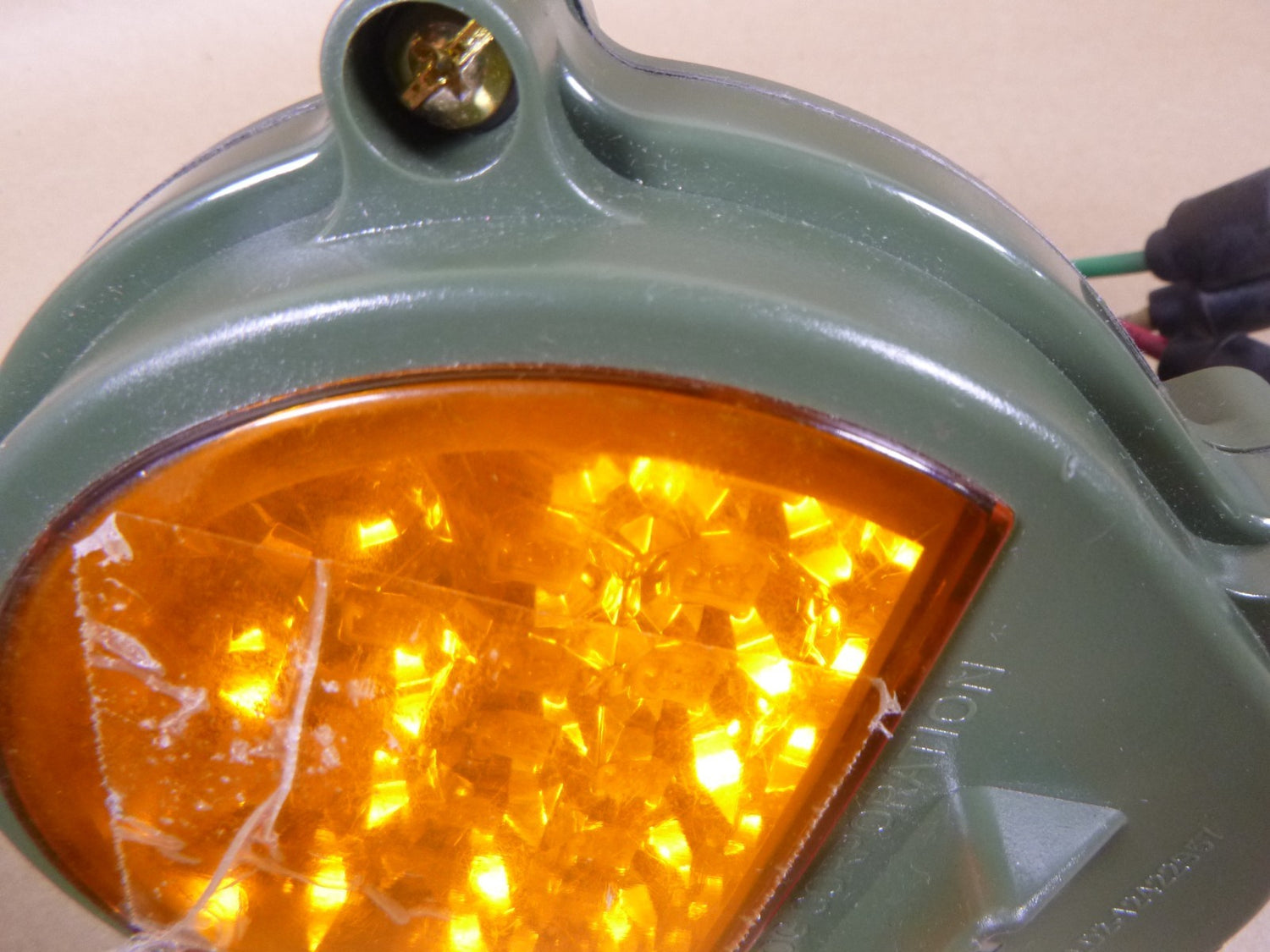 2x HUMVEE M998 FMTV Military Front Composite LED Amber Stop Light - 12422957 | Genuine FMTV Replacement Parts, LMTV Parts For Sale and Military Surplus Medium Tactical Vehicle Parts &amp; Components