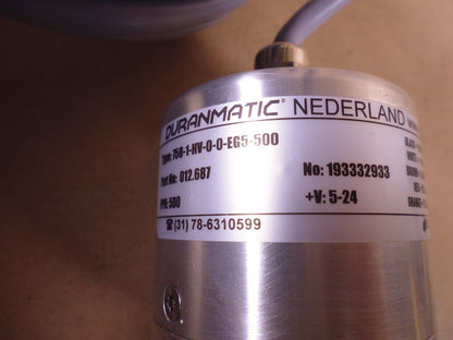Duranmatic 758 Euro-Standard Encoder 758-1-HV-0-0-EG5-500 , 500 PPR , +V 5-24 | Industrial Electric Motors, Pumps &amp; Parts