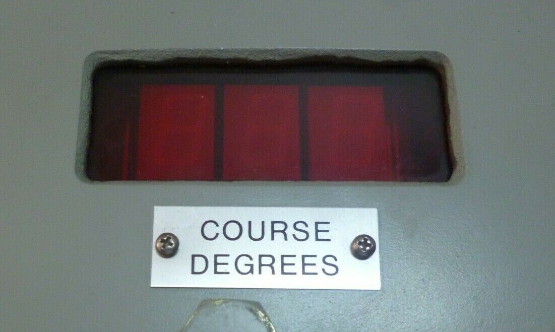 NAVAL SHIPS MARINE COURSE INDICATOR 4LCD1N , 6605-01-233-5221 , 115V , 400Hz *FOR PARTS* | Electrical MRO Replacement Parts &amp; Components and Commercial Electrical Supplies Company