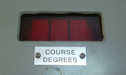 NAVAL SHIPS MARINE COURSE INDICATOR 4LCD1N , 6605-01-233-5221 , 115V , 400Hz *FOR PARTS* | Electrical MRO Replacement Parts &amp; Components and Commercial Electrical Supplies Company