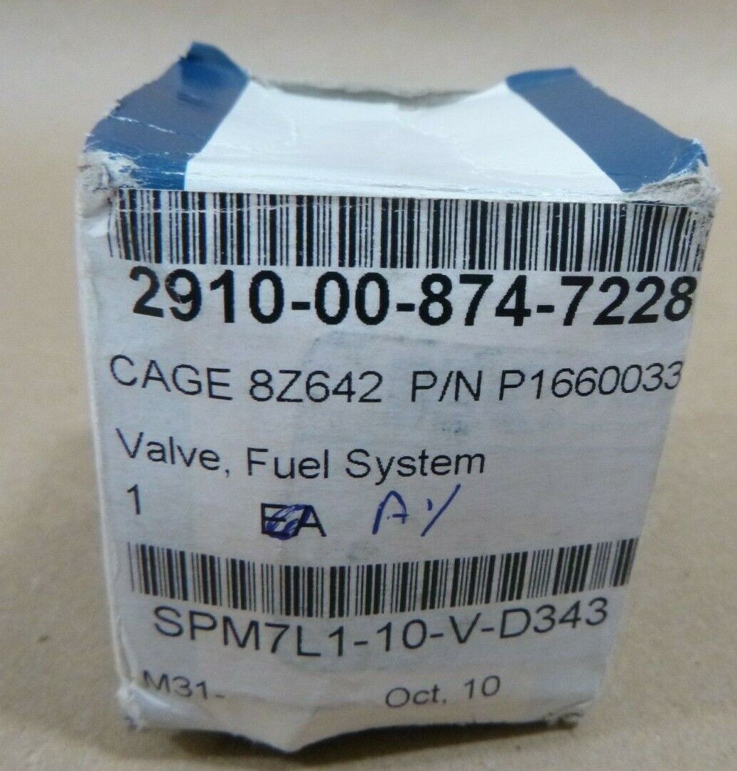 HATCH &amp; KIRK P16600333N FUEL SYSTEM VALVE FOR 38ND8 1-8 ENGINE 2910-00-874-7228 | Replacement Truck Parts, Trailer Accessories, Automobile Supplies, Car Parts &amp; Accessories