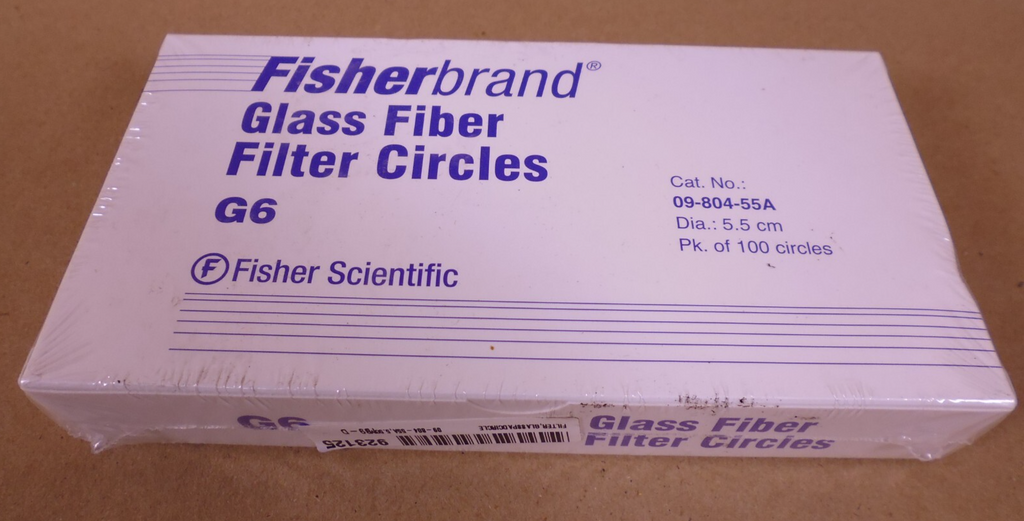 (100) New FISHERBRAND Grade G6 Glass Fiber Filter Circles 5.5cm , 09-804-55A | Industrial MRO Replacement Parts, Manufacturing Machine Parts & Components, Heavy Equipment Parts Supplier