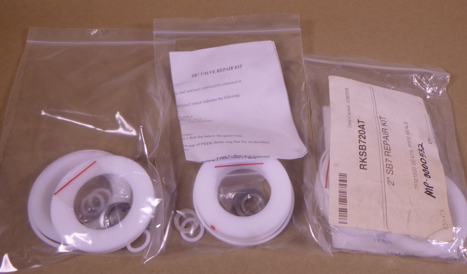 (LOT OF 3) SVF RKSB720AT Valve Repair Kit 2" SB7 | Industrial MRO Replacement Parts, Manufacturing Machine Parts &amp; Components, Heavy Equipment Parts Supplier