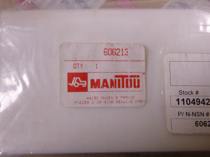 New Genuine Manitou MHT 10180 Telescopic Handler Sliding Block 606213 | Industrial Tractor Parts Supplier and Surplus Tractor Parts &amp; Accessories