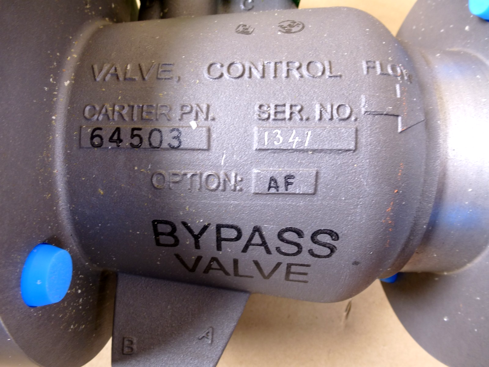 64503AF Eaton Carter Bypass Pressure Control Valve 3" Inch (Needs Repair) | Industrial MRO Replacement Parts, Manufacturing Machine Parts &amp; Components, Heavy Equipment Parts Supplier