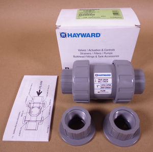 Hayward TC20100STE 1" CPVC True Union Ball Check Valve EPDM 5AAW3