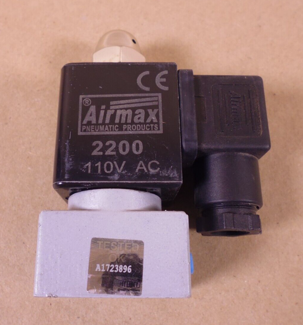Airmax 2/2 Direct Acting Solenoid Valve AJDS-03-202 1/4" Orifice AJ Series | Industrial MRO Replacement Parts, Manufacturing Machine Parts &amp; Components, Heavy Equipment Parts Supplier