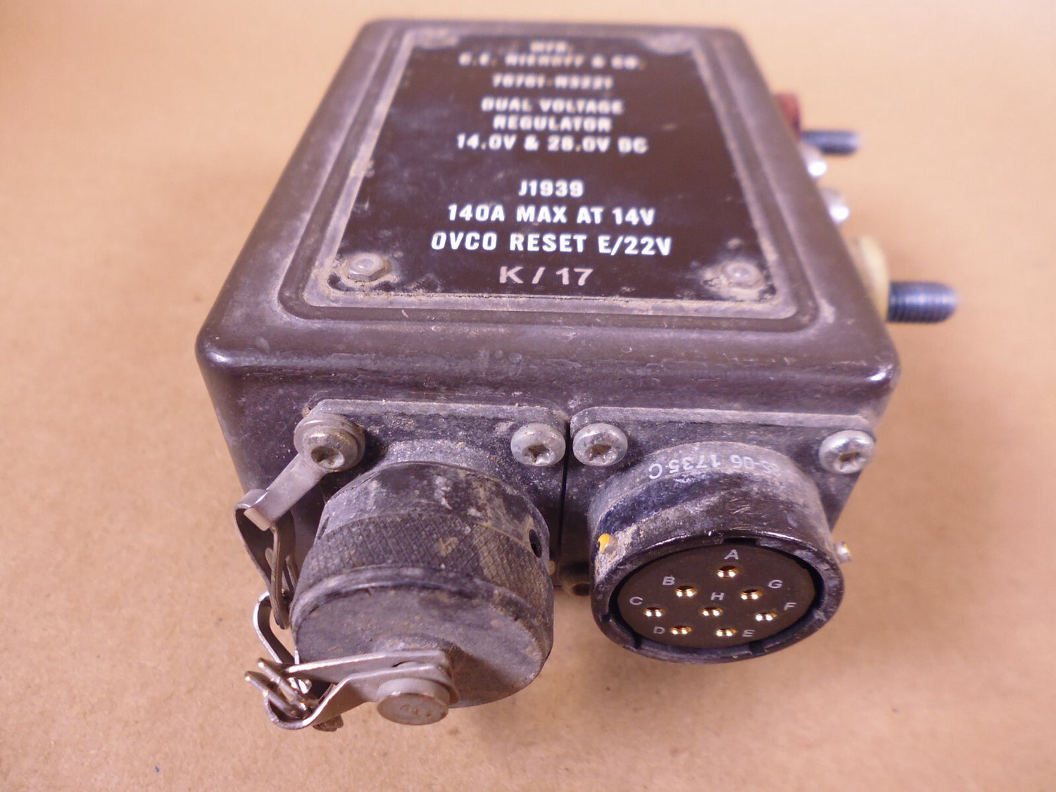 CE Niehoff N3221 Voltage Regulator 76761-N3221, 14 &amp; 28 Vdc , *UNTESTED* | Replacement Truck Parts, Trailer Accessories, Automobile Supplies, Car Parts &amp; Accessories