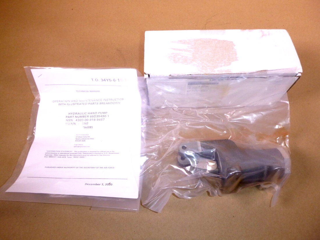 USGI Military RGI Hydraulic Pump 65D35490-1, 4320-00-918-9487 | Replacement Truck Parts, Trailer Accessories, Automobile Supplies, Car Parts &amp; Accessories