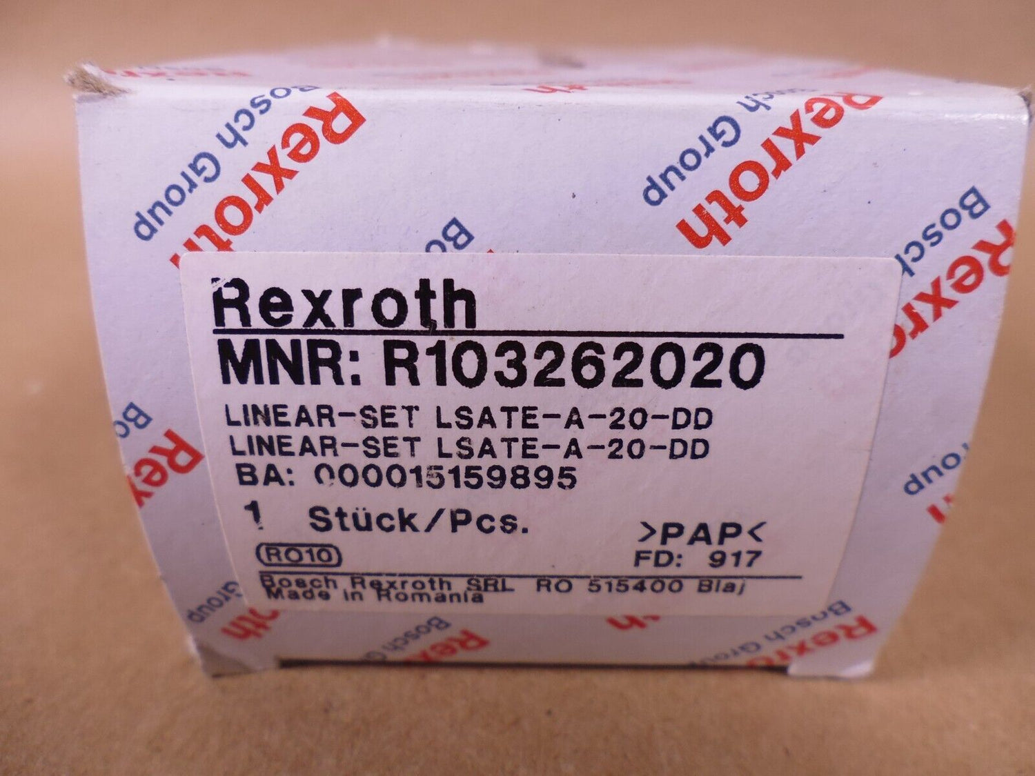 Rexroth R103262020 Linear AR-SET LSATE-A-20-DD 000015159895 | Industrial MRO Replacement Parts, Manufacturing Machine Parts &amp; Components, Heavy Equipment Parts Supplier