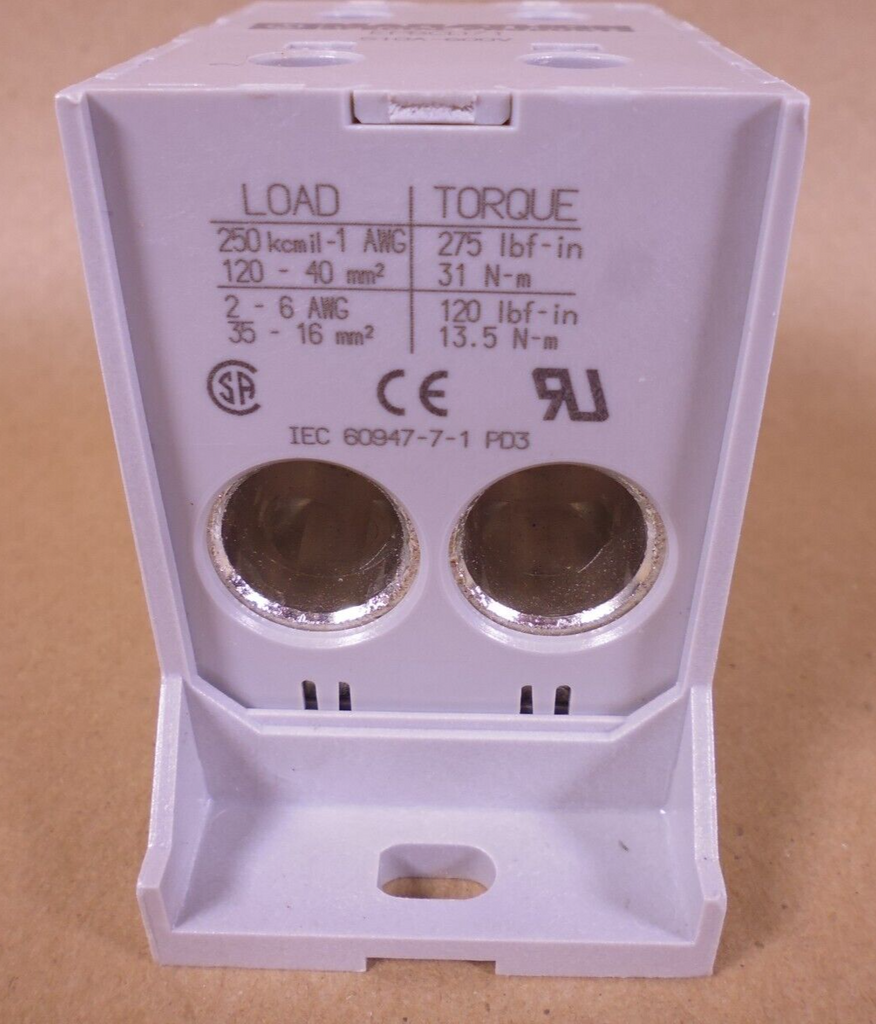 Marathon Special Products EPBCD71 Power Terminal Block , 510 Amp 600V Din Rail | Electrical MRO Replacement Parts & Components and Commercial Electrical Supplies Company