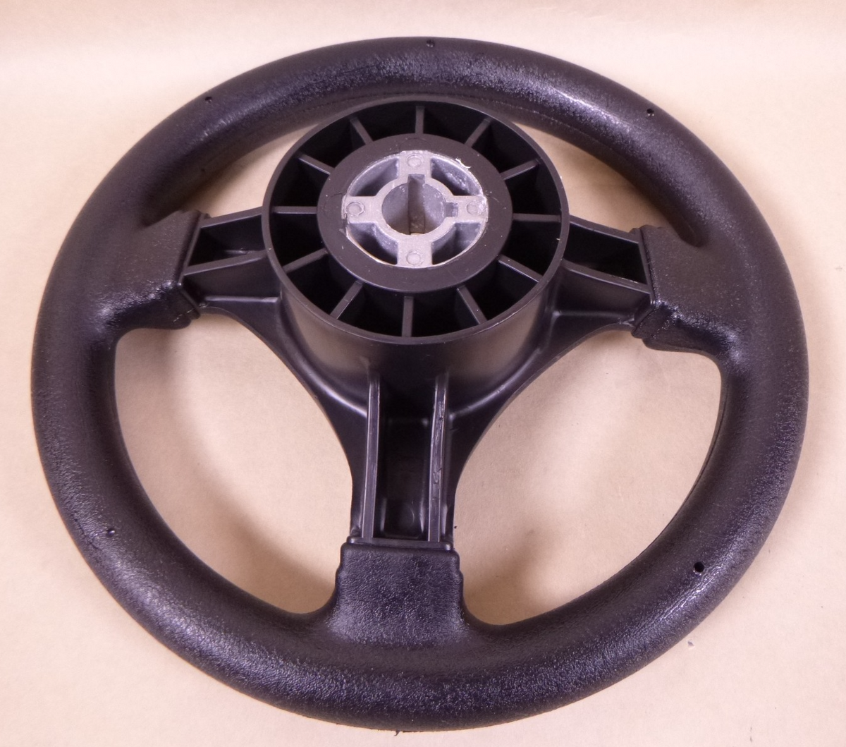 Ultraflex SpA-Italy V45 Three Spoke Boat Marine Black Steering Wheel P/N: 37920H | Replacement Truck Parts, Trailer Accessories, Automobile Supplies, Car Parts &amp; Accessories