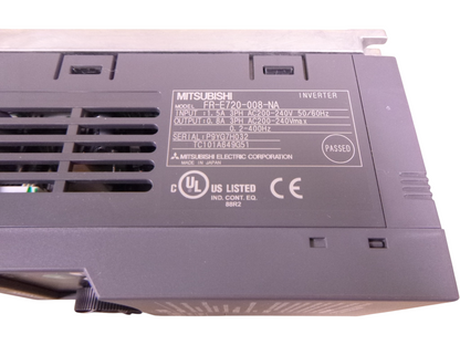 MITSUBISHI FR-E720-008-NA E700 VFD Inverter 3PH 200-240V AC Drive 0.2-400Hz | Electrical MRO Replacement Parts &amp; Components and Commercial Electrical Supplies Company
