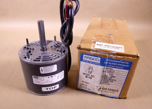 New Fasco D119 Fan Motor 1/11 hp 1500 RPM 3-Speed CCW 4.4" Diameter 115V