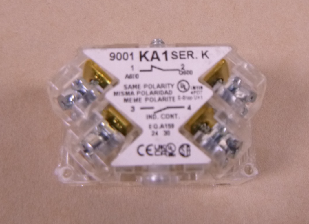Schneider 9001KA1 Harmony Contact Block SPDT NC/1NO , Ser K (Lot Of 6)