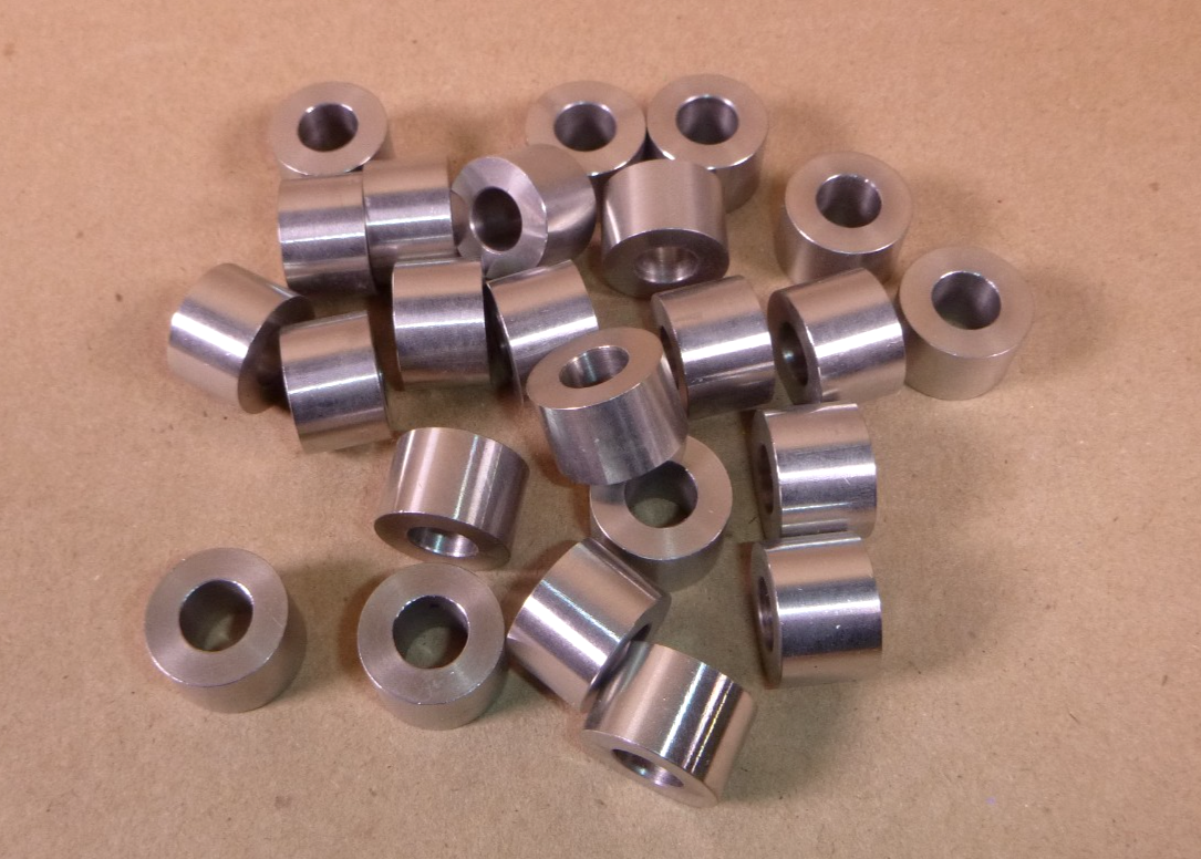 3/8" id x 3/4" od x 1/2" Tall Stainless Steel Standoff Spacer Bushing (24 Pcs) | Industrial Replacement Nuts &amp; Bolts Distributor and Machinery Screws &amp; Fasteners Supply